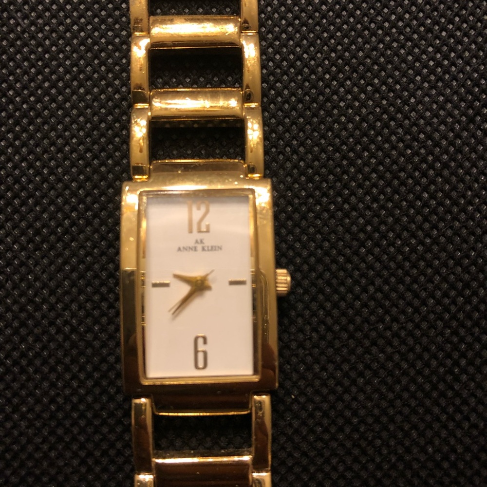 Anne Klein Rectangular Gold Watch - image 1